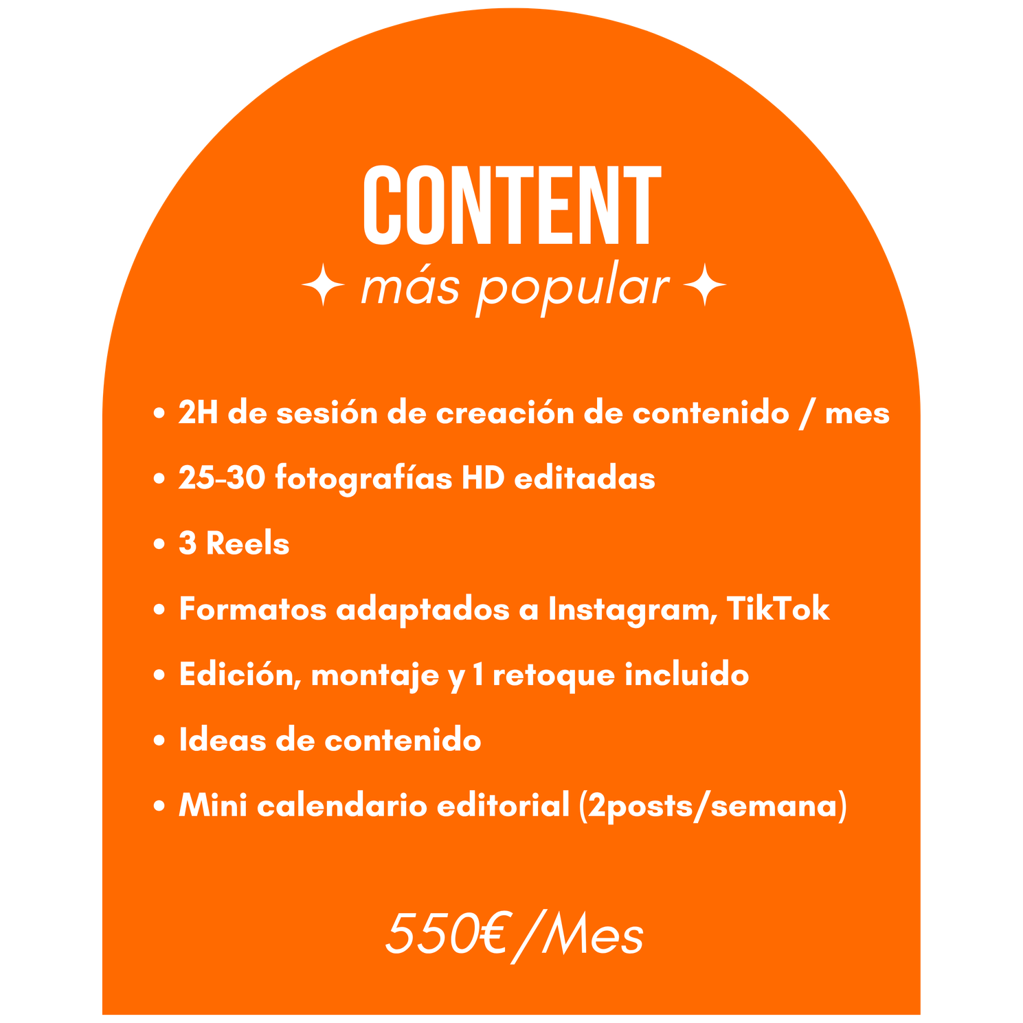 precio creacion contenido barcelona